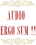 ￼
Audio - 
ergo sum !!
￼